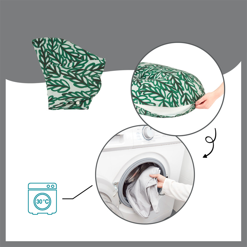 Coussin de grossesse B.Love - Végétal vert 