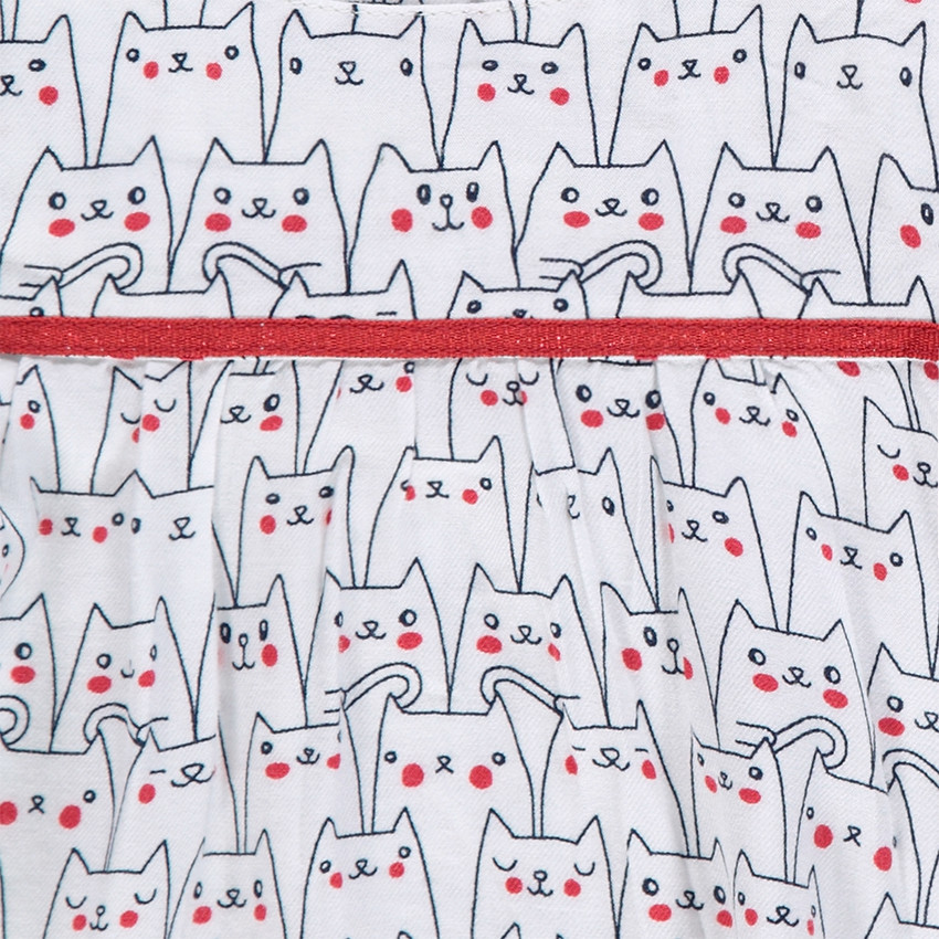 Tunique imprimée chats 