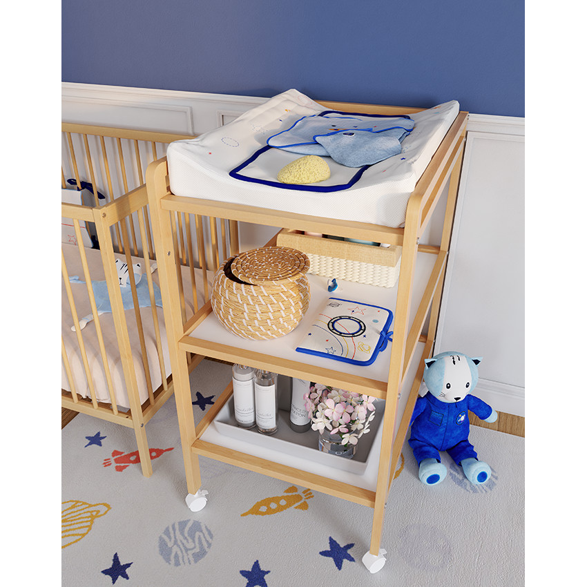 Cape de bain et gant de toilette In the sky 