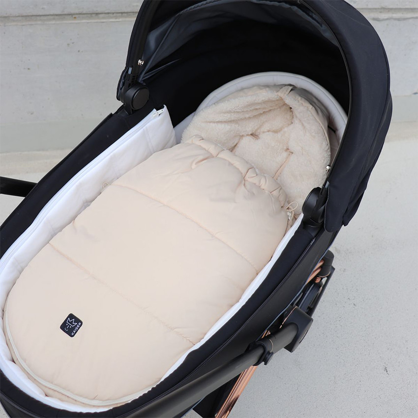 Chancelière doublée sherpa Hoody 2.0 sand cream 