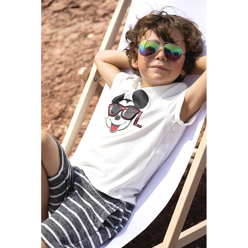 Ensemble avec t-shirt print Mickey Disney ludique 