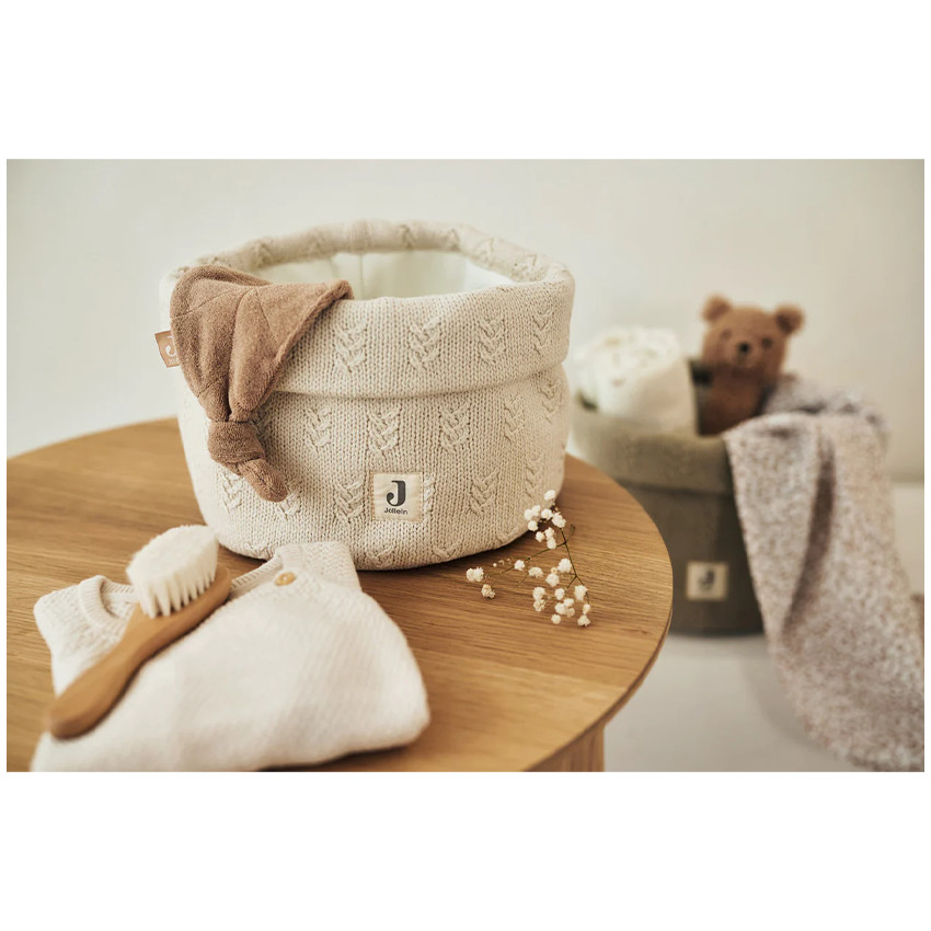 Panier de rangement Grain Knit - Oatmeal 