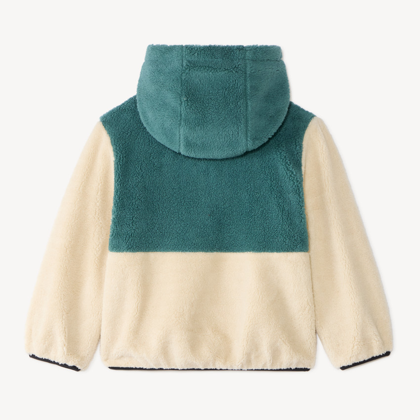Veste sherpa à capuche garçon 