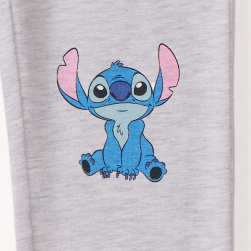 Legging uni print Stitch Disney pour fille 