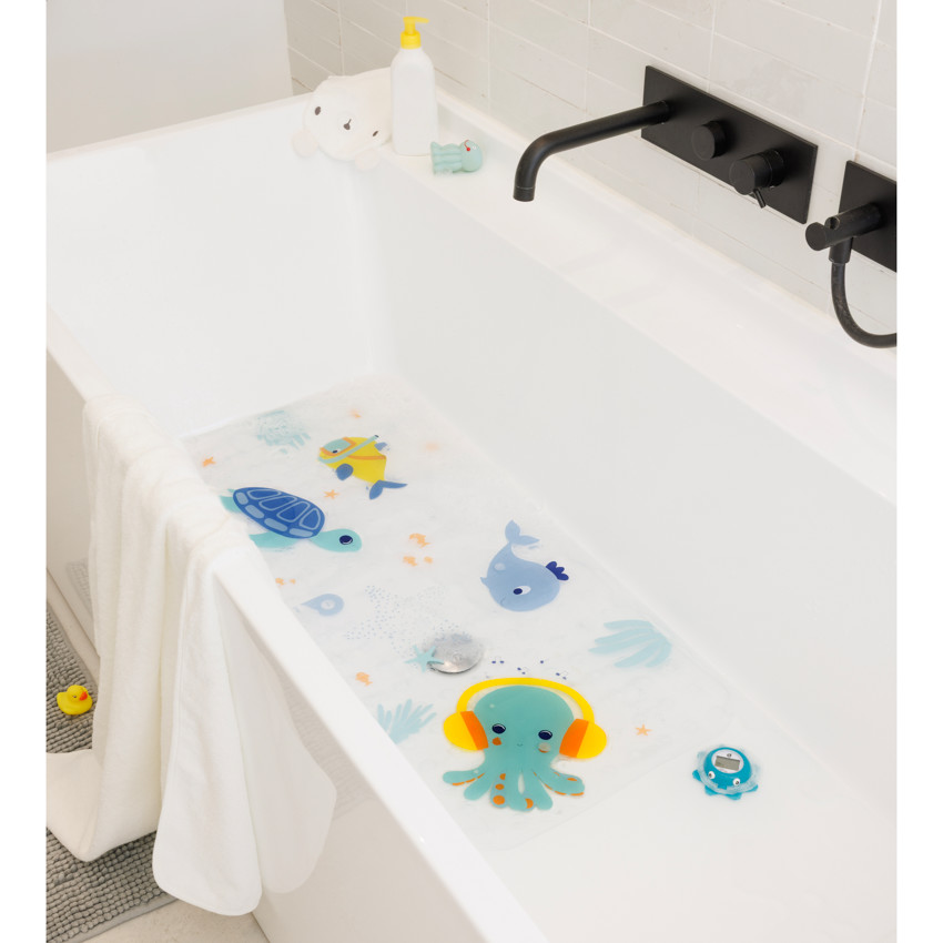 Tapis de bain XXL 40x90 cm Aloha 2.0 - Transparent (Prémaman) - Image 7