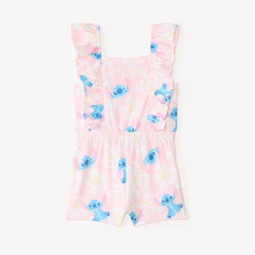 Combinaison courte imprimée Stitch Disney pour bébé fille
