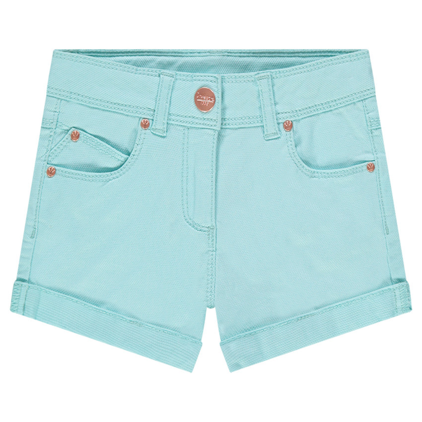 Short uni en maille fantaisie  