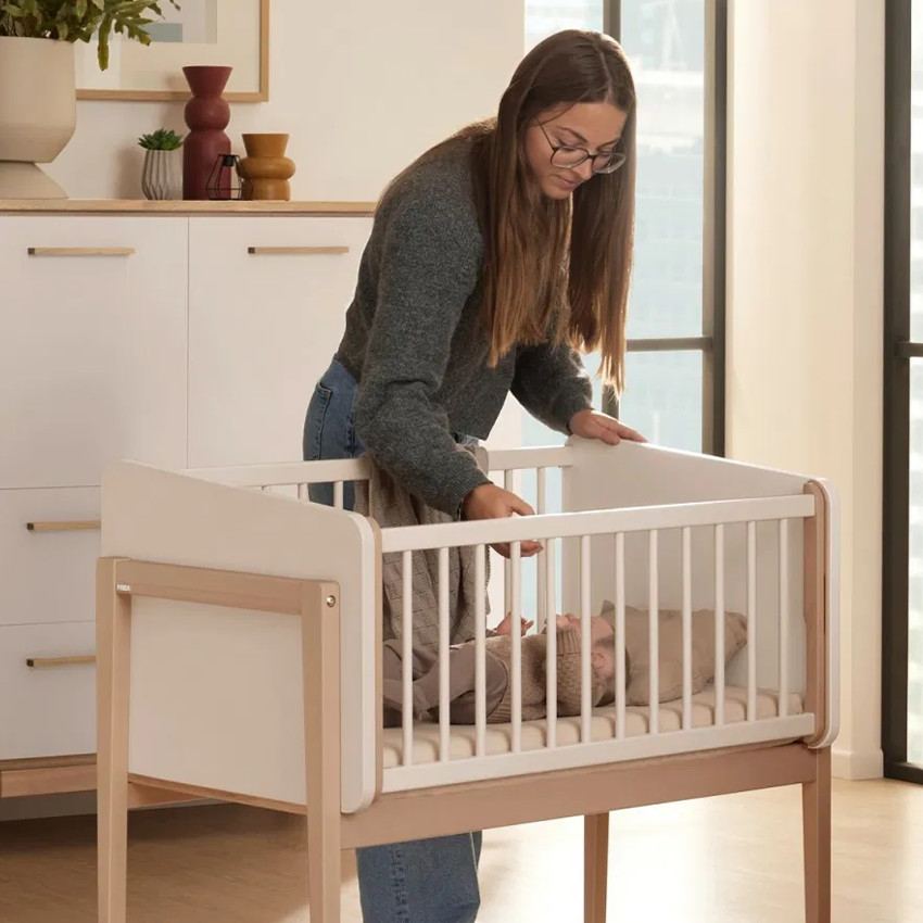 Lit d'appoint réglable Little Cloud beige cachemire 