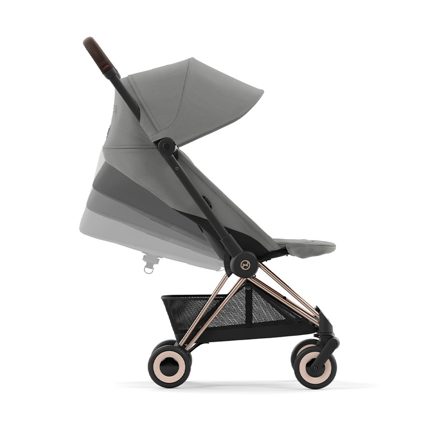 Poussette ultra-compacte Coya rosegold/mirage grey 