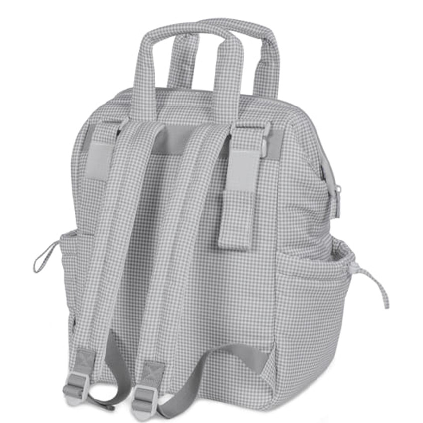 Sac à dos à langer Little Bloom Vichy Gris  