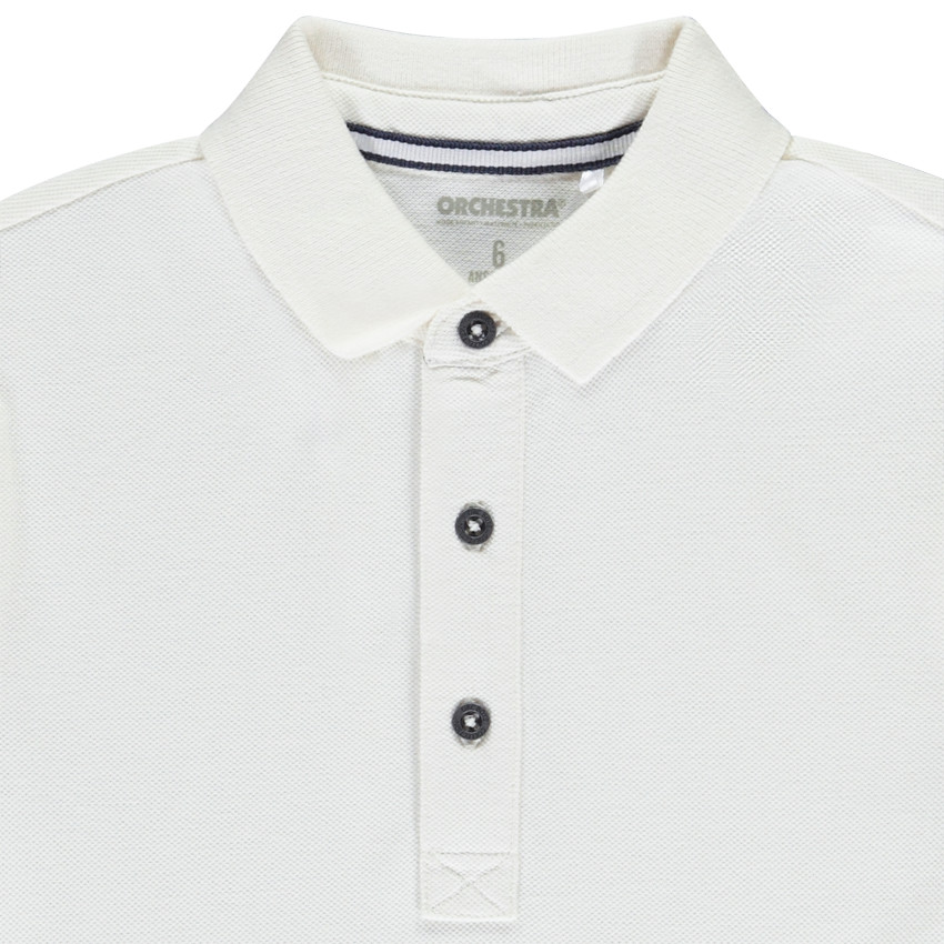 Polo manches courtes uni pour garçon 