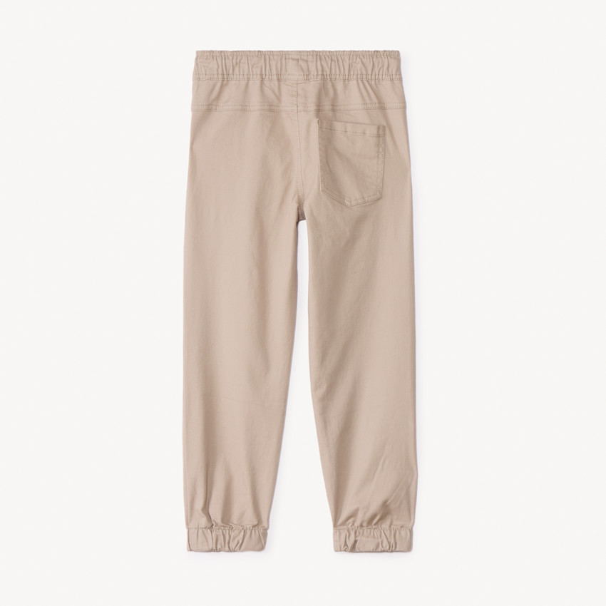 Pantalon jogger en twill uni pour garçon  