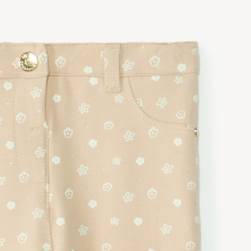 Pantalon en molleton imprimé pour bébé fille 