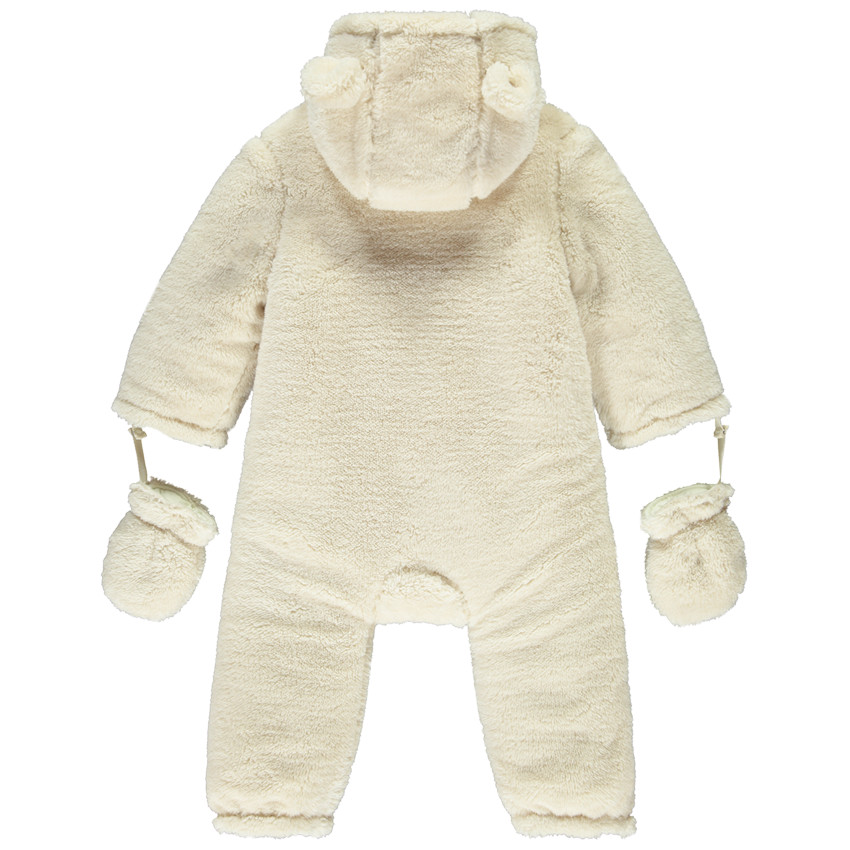 Combi-pilote ourson en sherpa pour bébé avec finitions différentes selon l'âge 