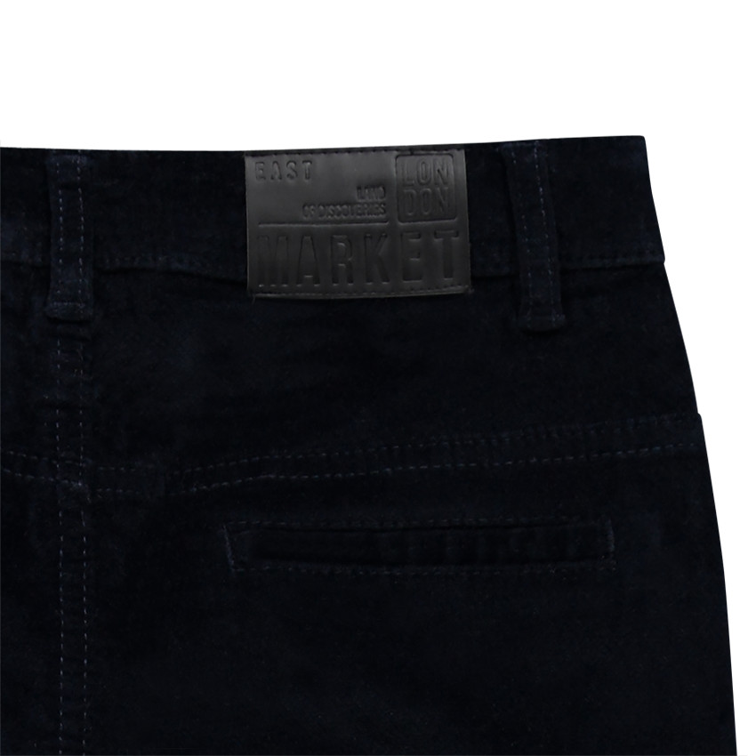 Junior - Pantalon en velours ras uni 