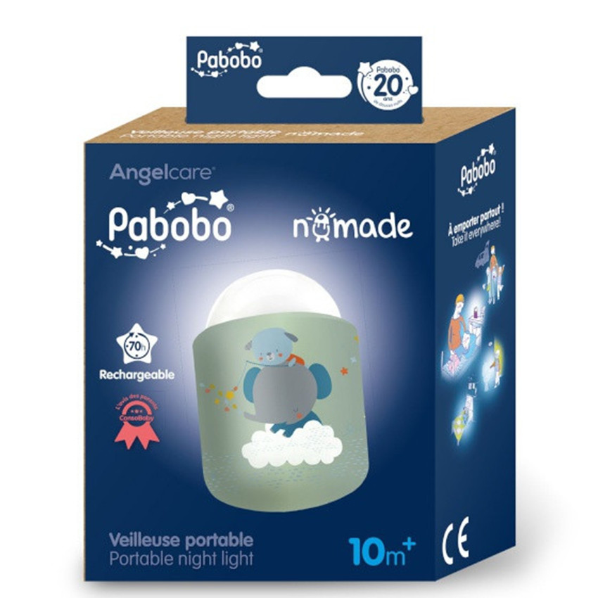 Veilleuse Nomade rechargeable Vert Sauge 