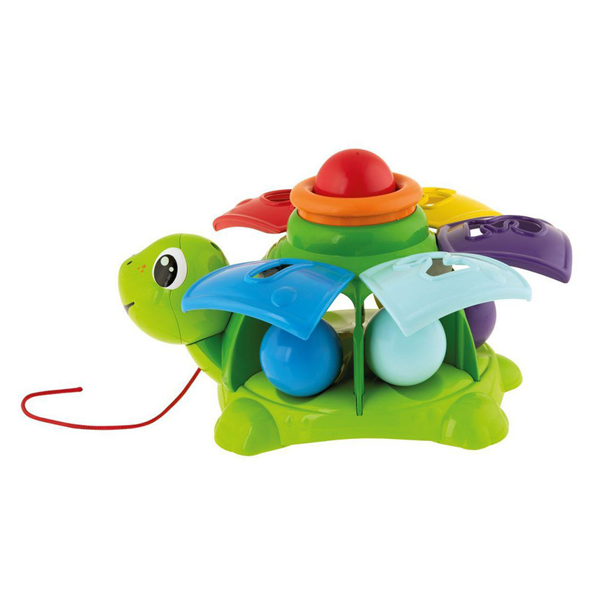 Jouet à trainer - Tortue à balles 
