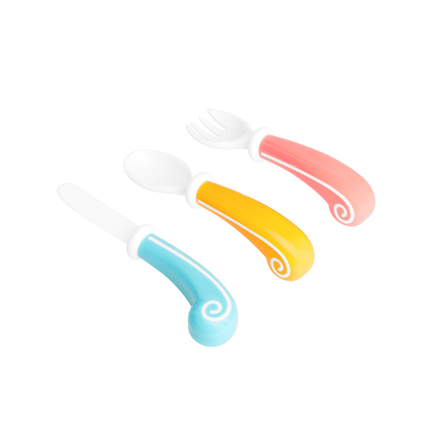 Set repas Yummy 7 pcs et bavoir - Corail 