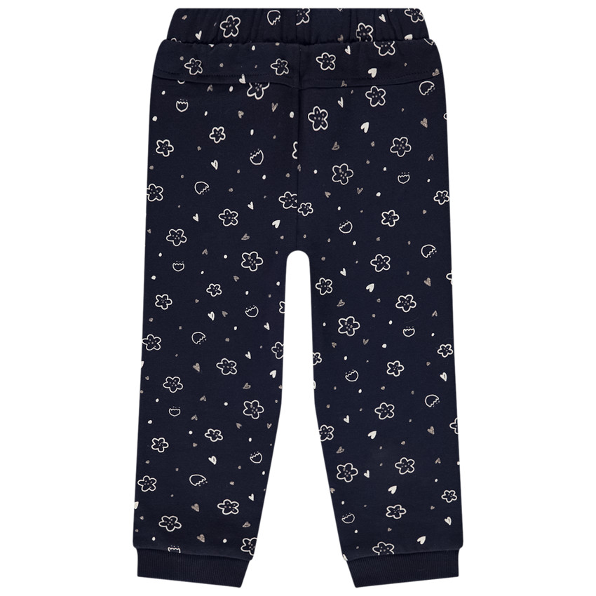 Jogging en molleton imprimé fantaisie pour bébé fille 
