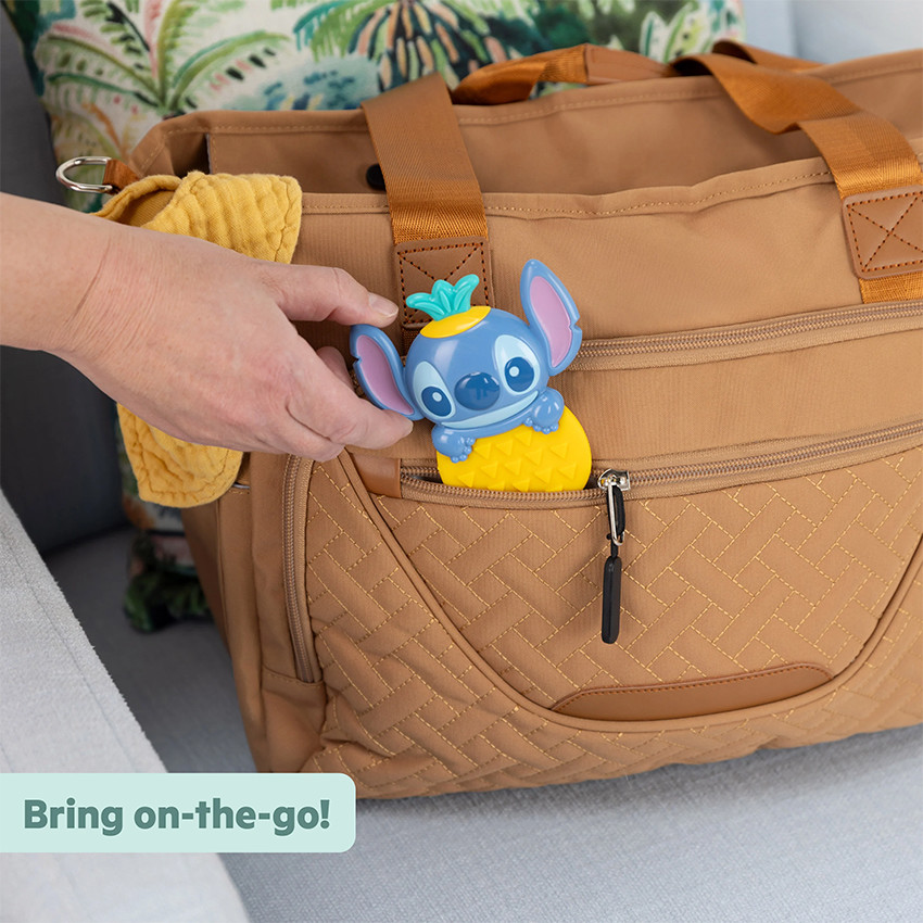 Anneau de dentition et hochet Stitch Disney Ananas 