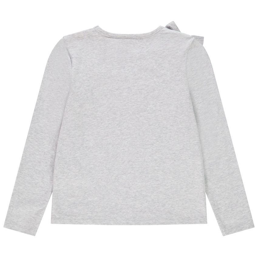 T-shirt manches longues Minnie Disney à sequins pour enfant fille 