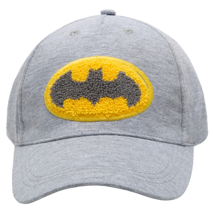 Casquette en jersey avec badge en bouclette Warner Batman 