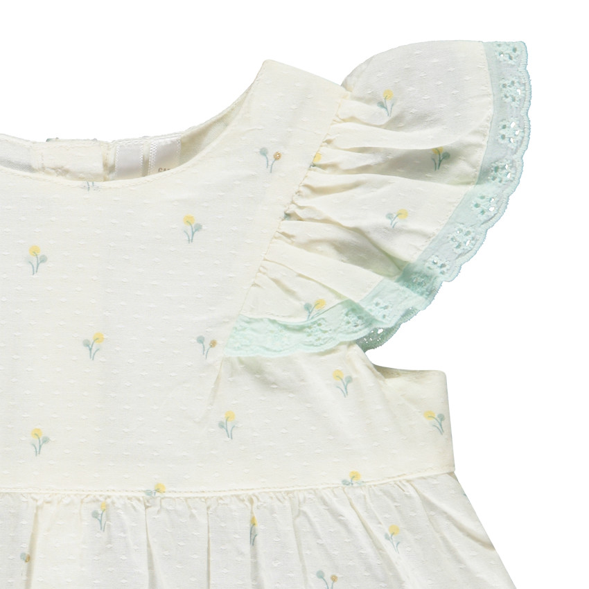 Ensemble 3 pièces tunique + bloomer + bandeau pour bébé fille  