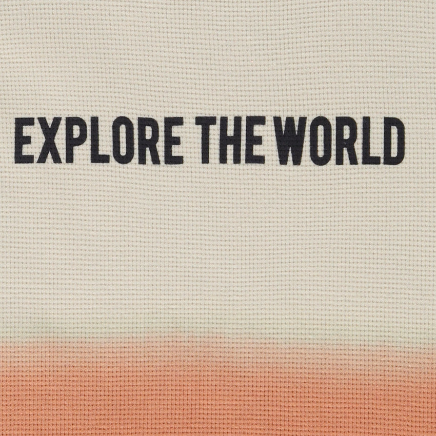 Sweat effet tie & dye en nid d'abeille pour garçon 