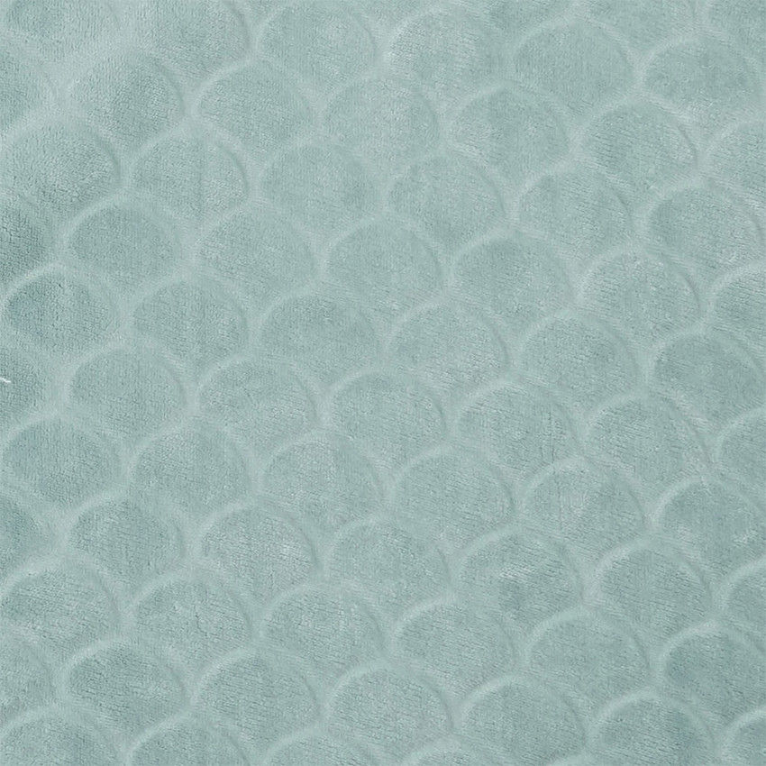 Couverture Wavy - Vert gris - Lapidou - 100x75 cm 