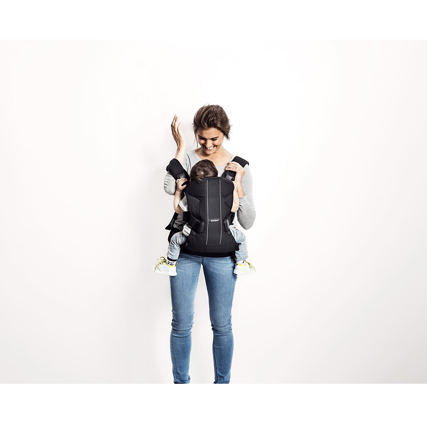 Porte-bébé One Cotton Mix - Noir 