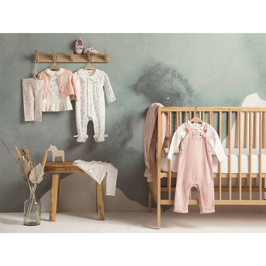 Body manches longues en coton imprimé pour bébé fille 