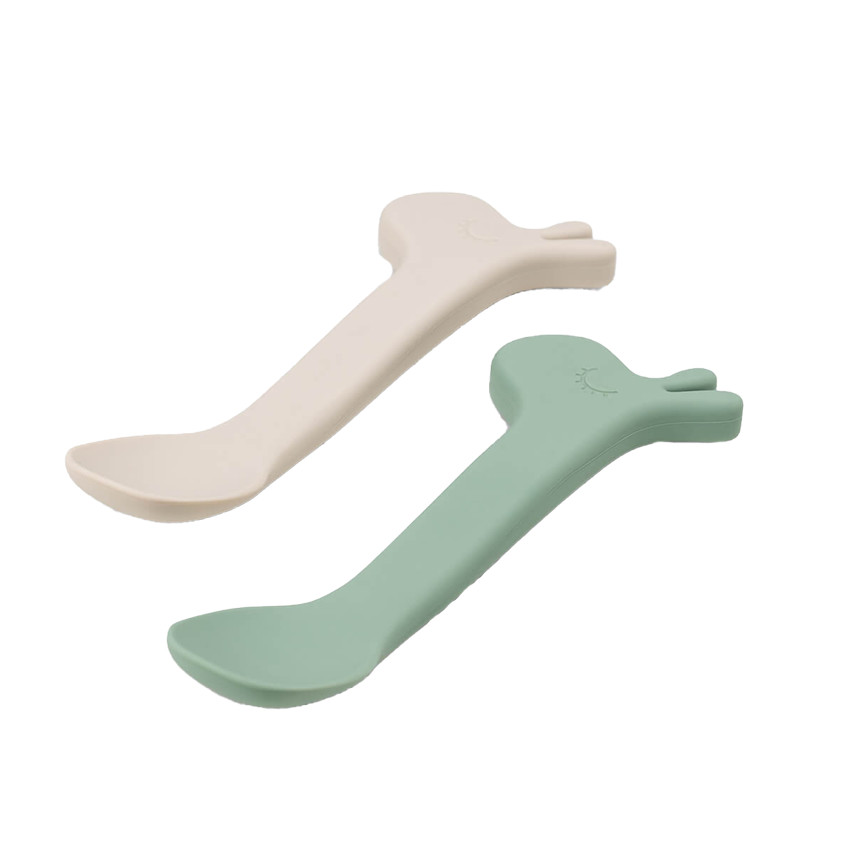 Lot de 2 cuillères en silicone Lalee Vert 