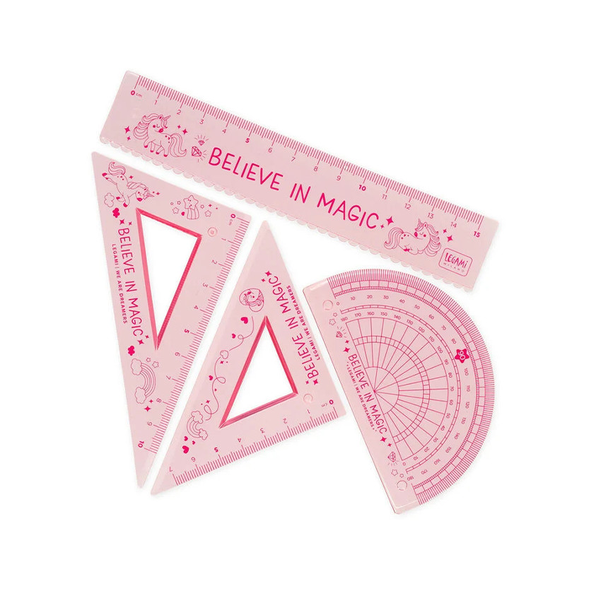 Set de géométrie Unicorn  