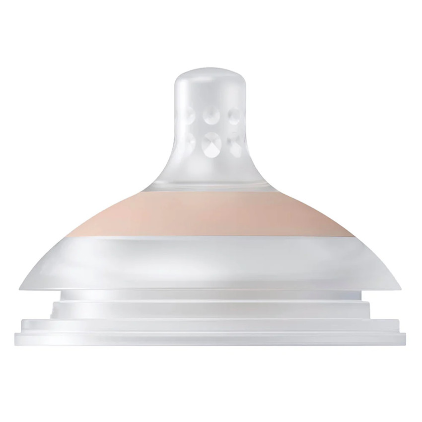 Tétine dynamique Mammafeel Débit lent S 3M+ - Beige (Difrax) - Image 1