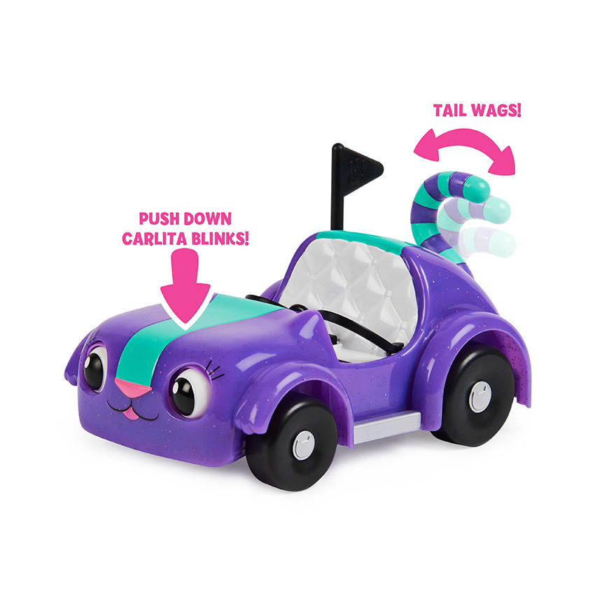 Figurine Pandy Paws + voiture Carlita Gabby et la Maison Magique 