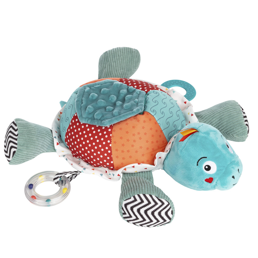 Peluche d'activités Sacha la tortue 