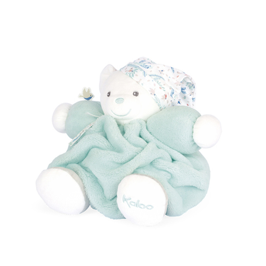 Petite peluche Ours Patapouf - Vert d'eau  