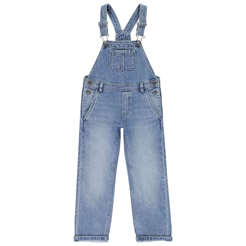 Salopette longue en jean pour garçon 