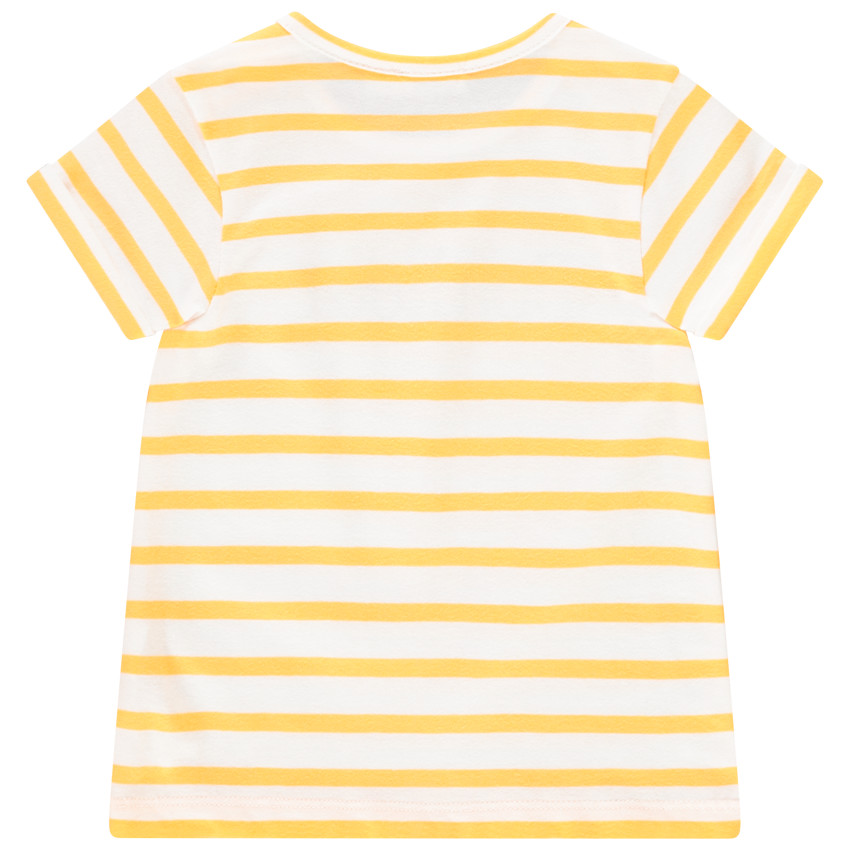 T-shirt mixte bébé manches courtes à rayures 