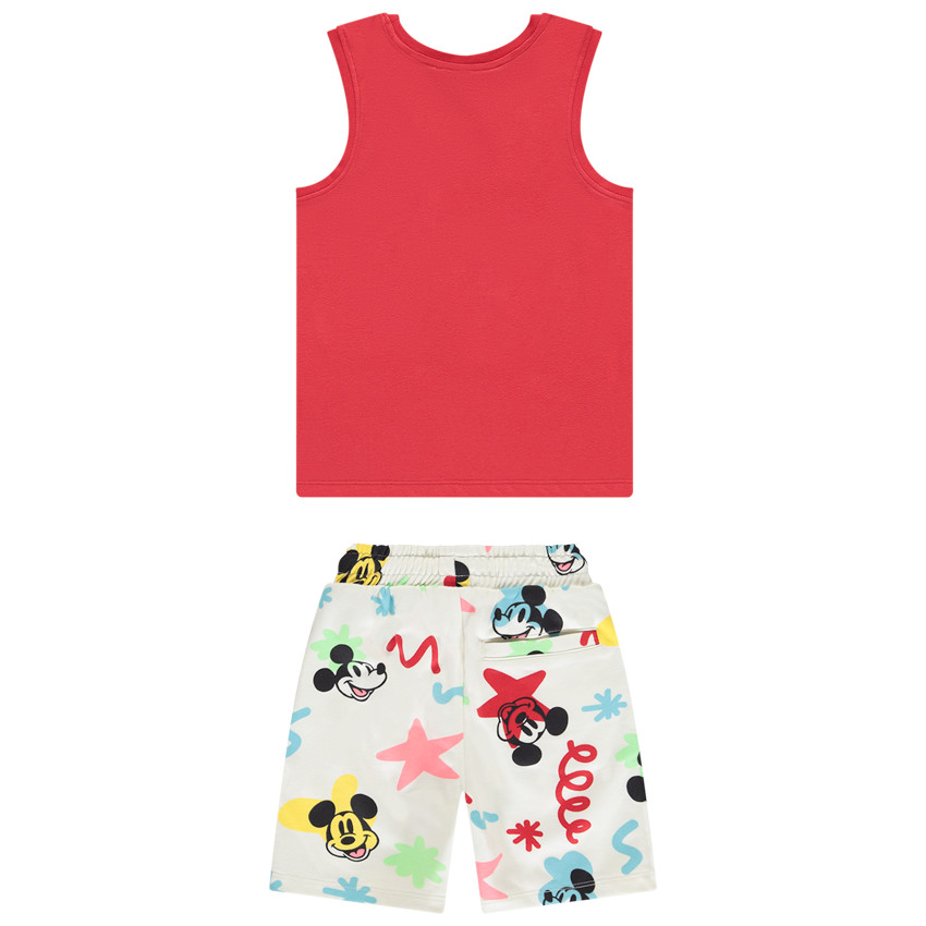 Ensemble débardeur + bermuda Mickey Disney pour garçon  