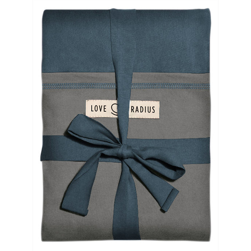 Echarpe de portage Originale JPMBB- Bleu paon/Eléphant 