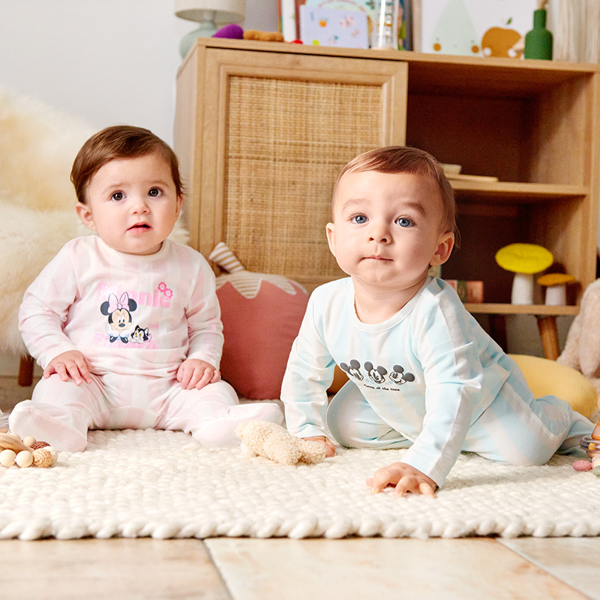 Lot de 2 dors-bien en jersey Minnie Disney pour bébé fille  