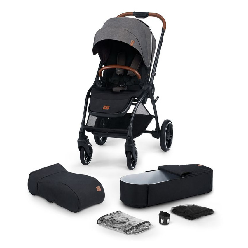 Poussette duo 2 en 1 Evolution Cocoon - Gris 
