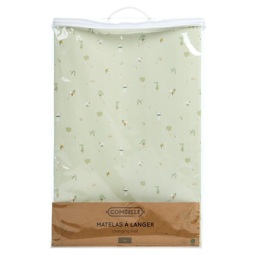 Matelas à langer Promenade Bucolique vert clair - Vert (Combelle) - Image 4
