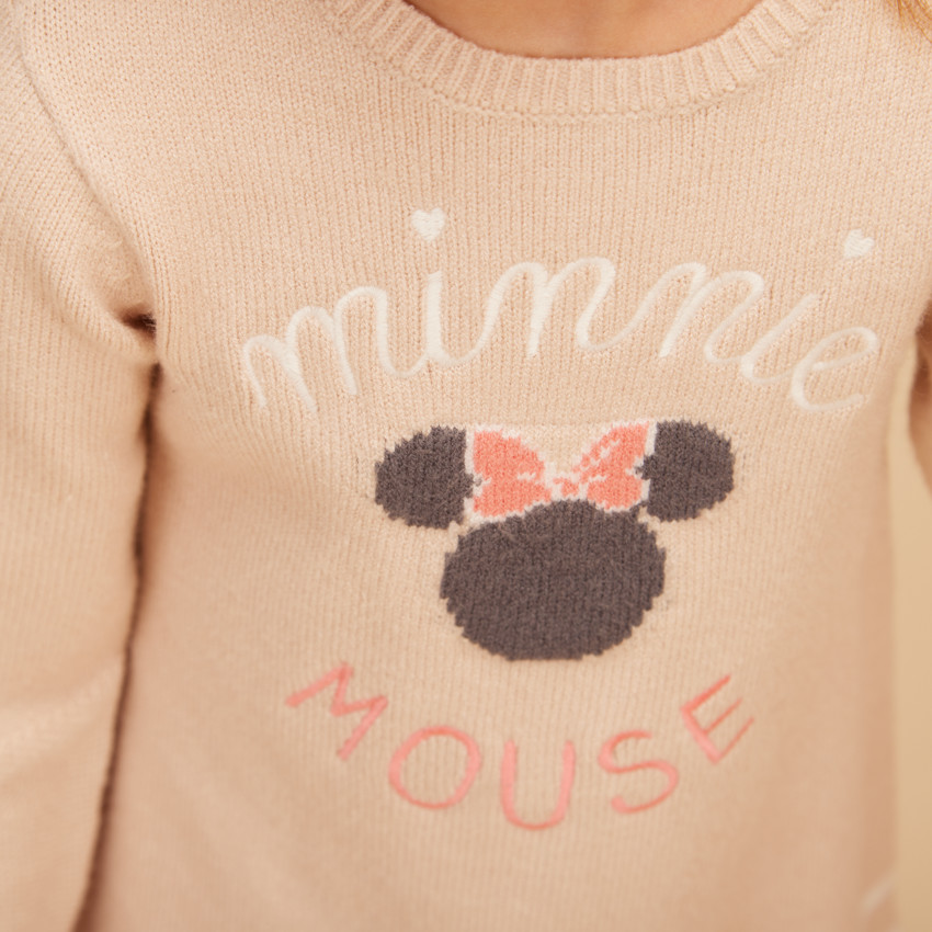Robe en tricot Minnie Disney pour bébé fille 