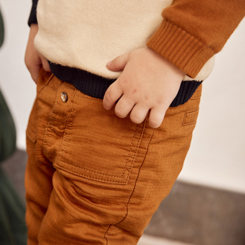 Pantalon toile sale garcon
