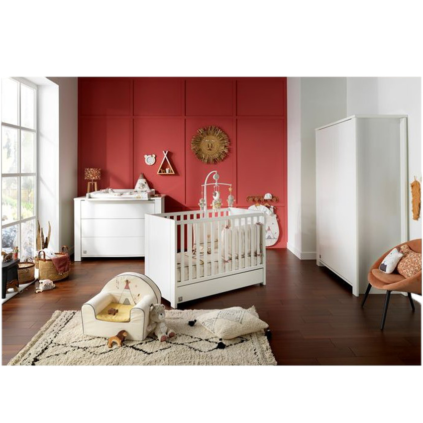 Lit 60 x 120 Loft - Blanc 