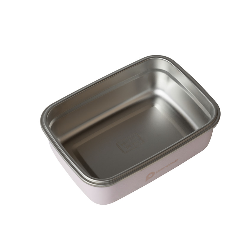 Lunchbox en métal 850ml Licorne rose/écru 