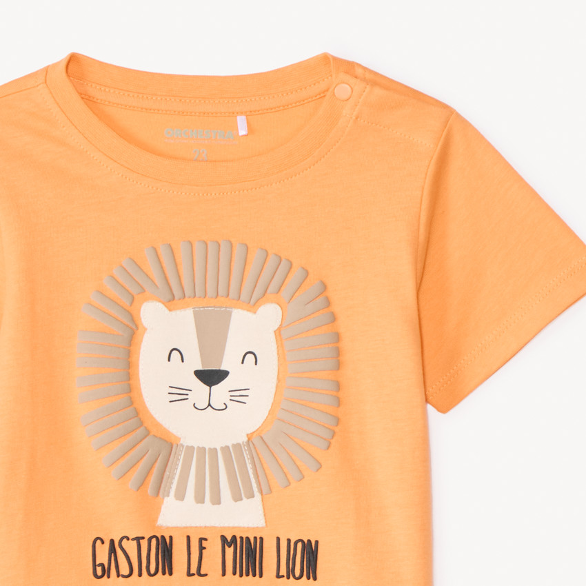 T-shirt manches longues print Lion pour bébé garçon 