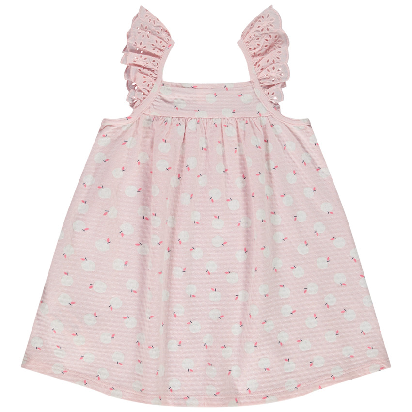 Tunique en jersey cloqué imprimé fantaisie pour bébé fille 